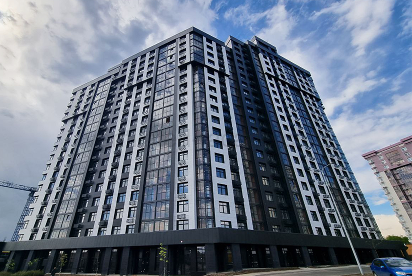 Установка керамогранита на подсистему REVENTAL