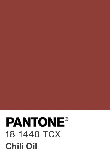 PANTONE 18-1440 Chili Oil — Масло чили