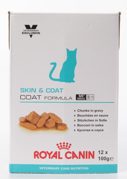 Royal Canin Skin & Coat Formula влажный корм для кастрированных котов с чувствительной кожей