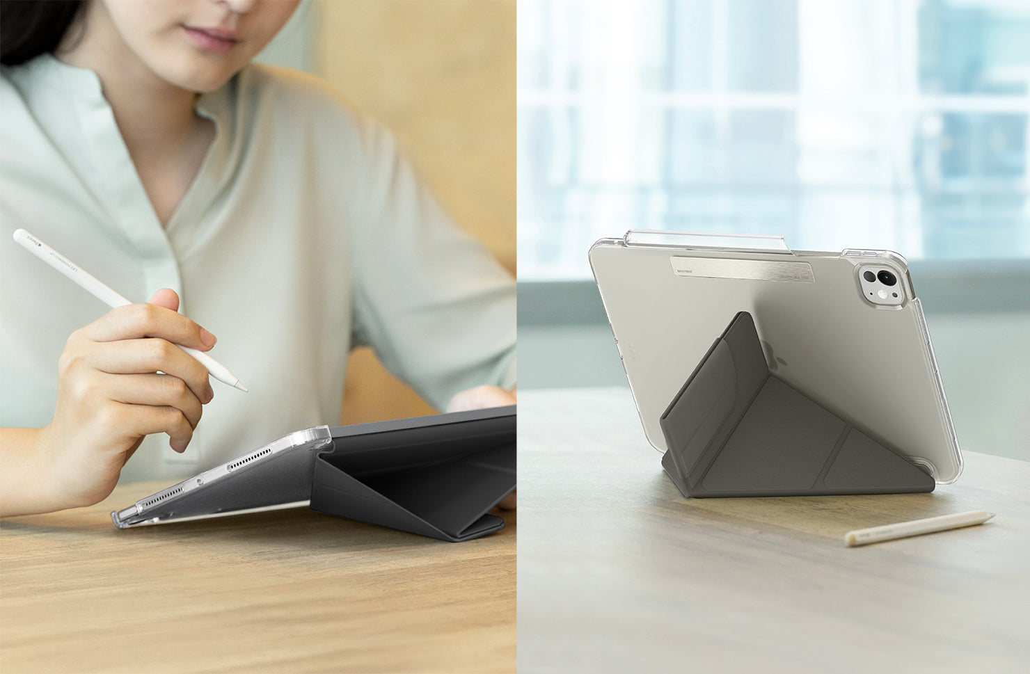 Чехол Uniq CAMDEN Case для iPad 11" A16 / 10.9" 10th Gen, Серый | Dark Gray Чехол Uniq CAMDEN Case для iPad 11" A16 / 10.9" 10th Gen, Серый | Dark Gray