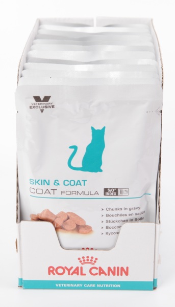 Royal Canin Skin & Coat Formula влажный корм для кастрированных котов с чувствительной кожей