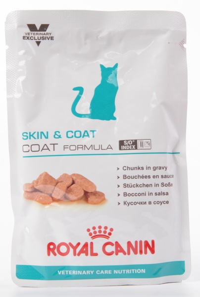 Royal Canin Skin & Coat Formula влажный корм для кастрированных котов с чувствительной кожей