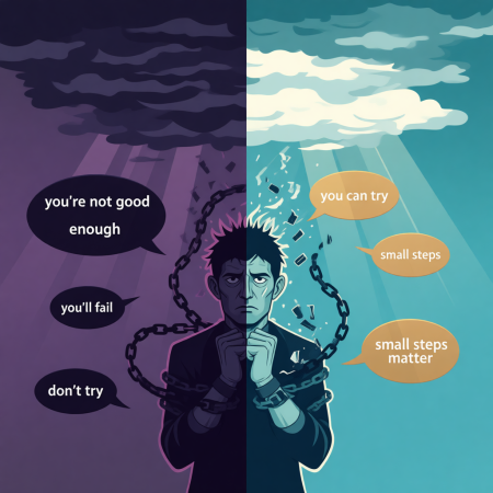 <img src="inner-critic-transformation.png" alt="Преобразование внутреннего критика в поддерживающего тренера">