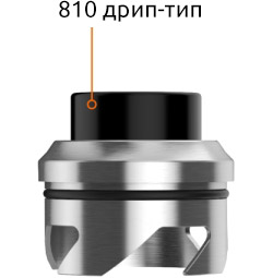 GeekVape Peerless Special Edition RDA Совместим с 810 Дрип-типами