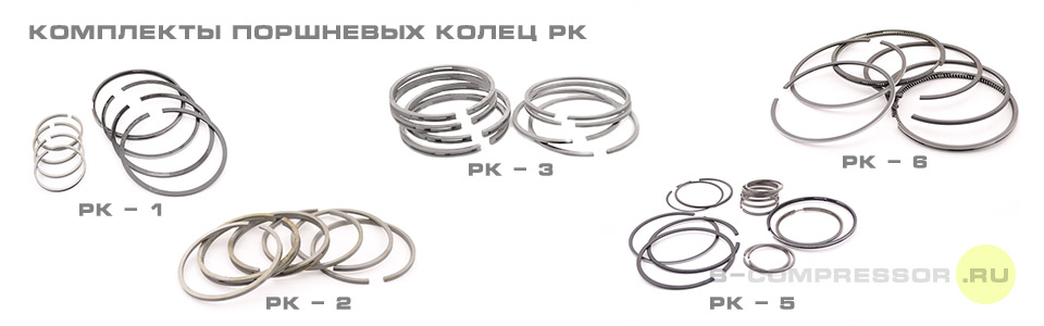 Ремкомплекты колец РК для Бежецких компрессоров - купить на B-compressor.ru
