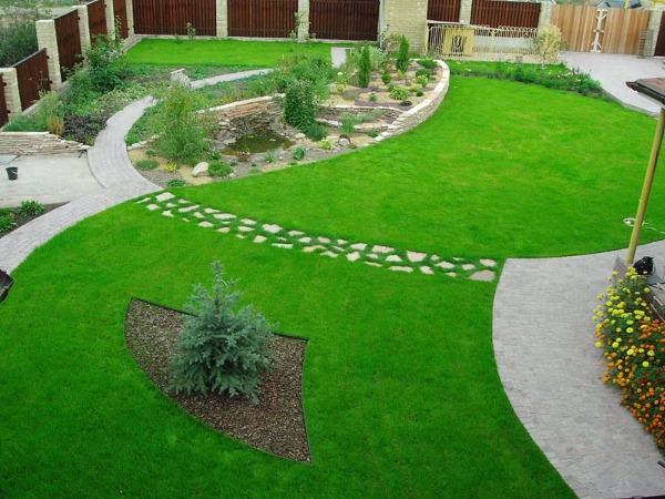 5 креативных и интересных решений оформления и дизайна для Вашего газона.