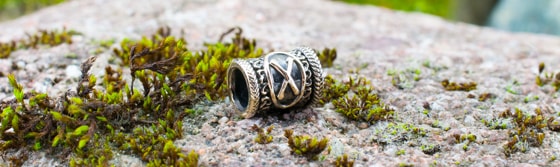 Руна Гебо из серебра