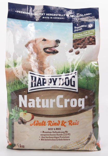 Happy Dog NaturCroq Говядина с рисом для собак