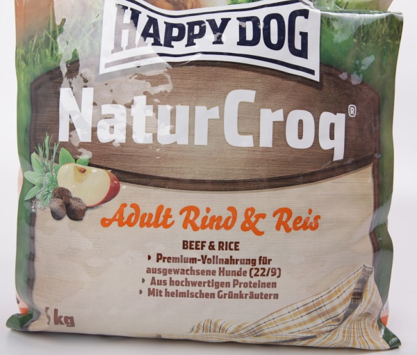 Happy Dog NaturCroq Говядина с рисом для собак