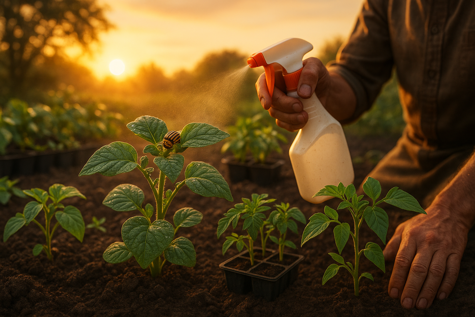 Средства защиты от колорадского жука для картофеля