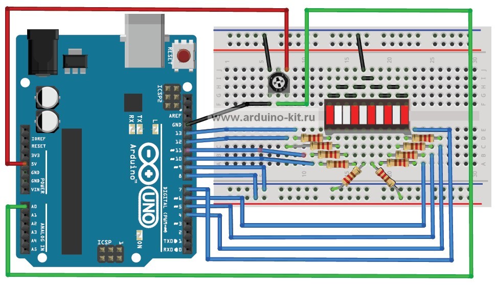 Arduino проект www.arduino-kit.ru