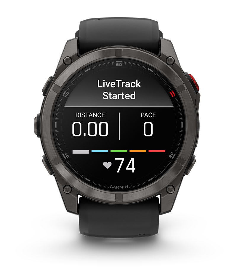 Умные часы Garmin Fenix 8 PRO, 51 мм, AMOLED, Sapphire, Carbon grey DLC titanium with Chestnut leather band: ПОДКЛЮЧЕНИЕ LTE