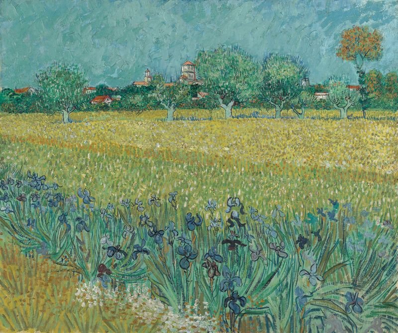 Ван Гог «Поле с ирисами близ Арля» Van Gogh.jpg