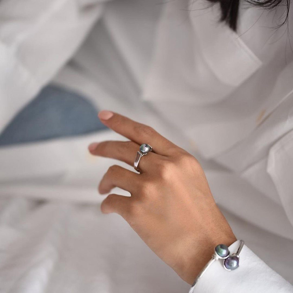 кольцо и браслет жемчуг купить Majorica Москва