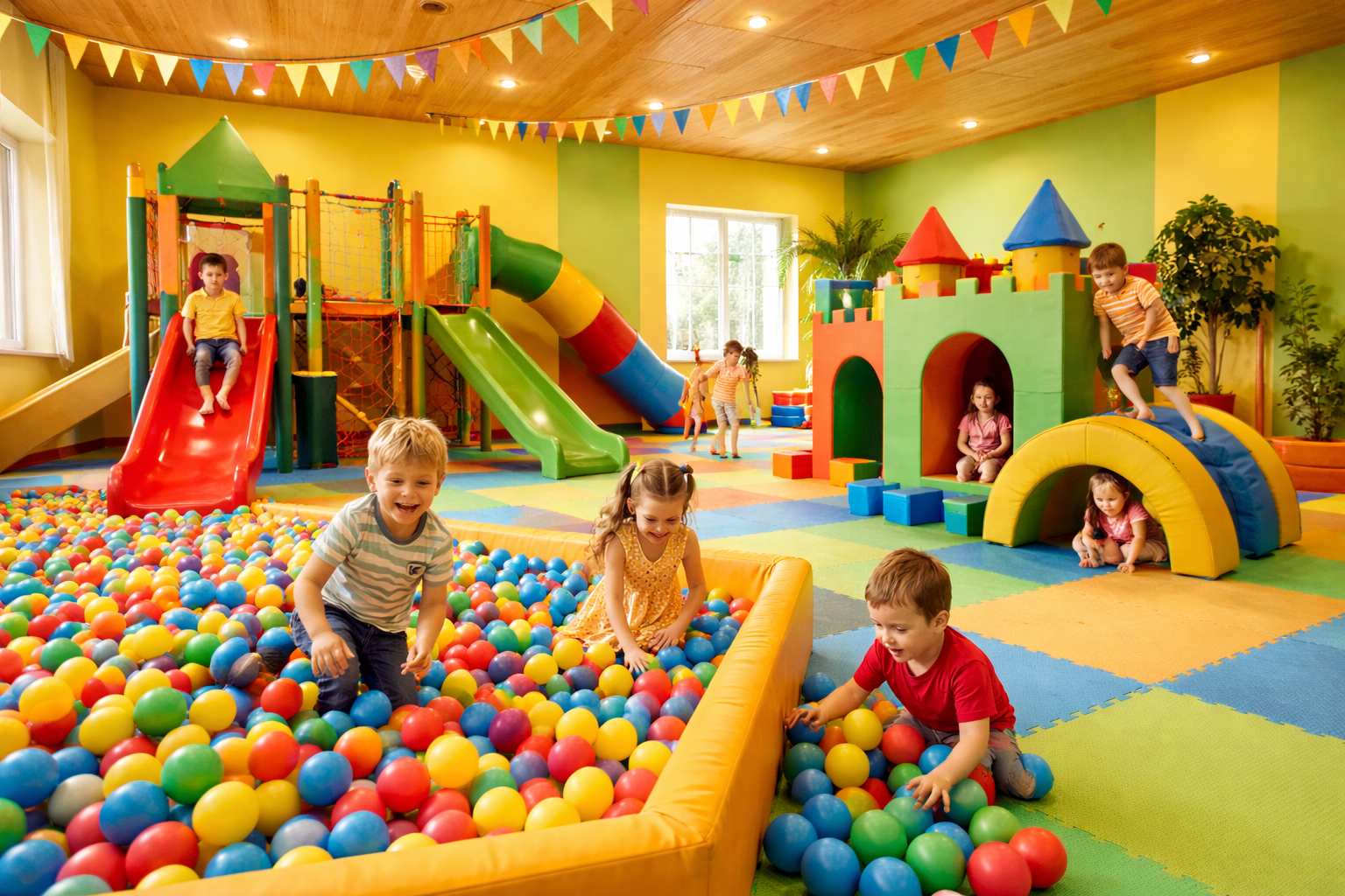 Игровая комната &mdash; крытая детская зона