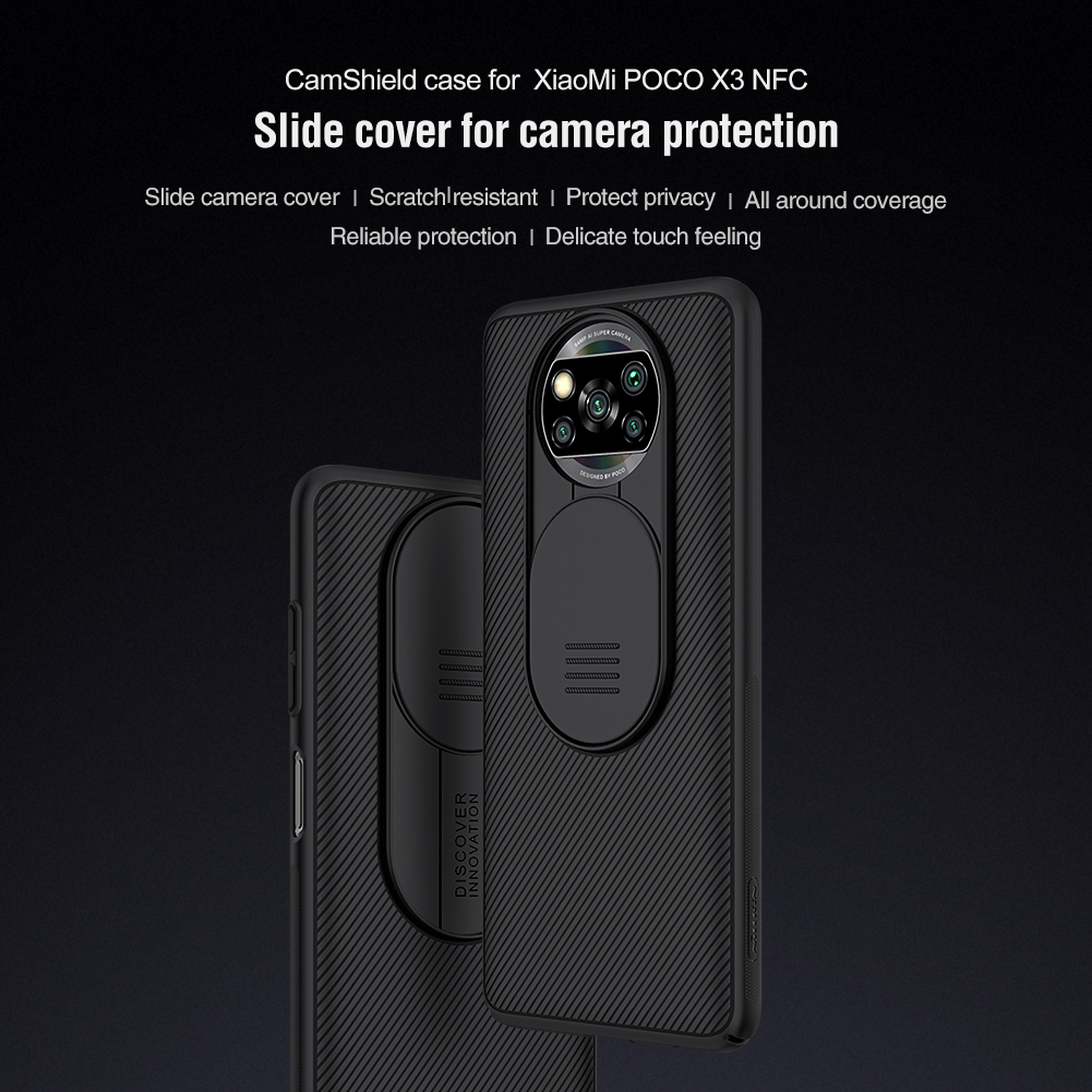 ✓ Чехол от Nillkin для Xiaomi Poco X3 NFC и Poco X3 Pro, серия CamShield  Case с защитной крышкой для камеры - купить по отличной цене 🤑 в интернет  магазине caseport в