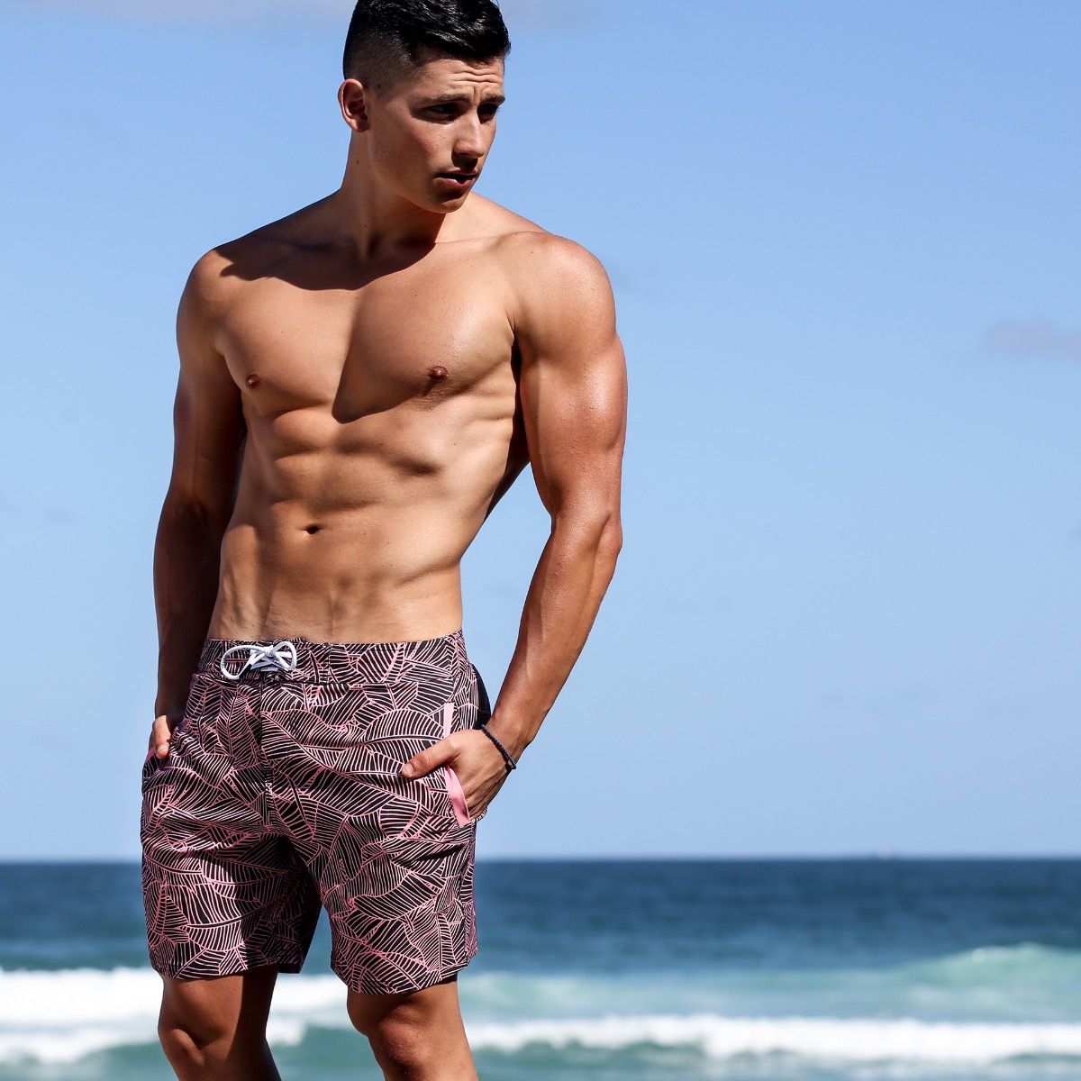 шорты пляжные для мужчин 2018 teamm8 grove plantation