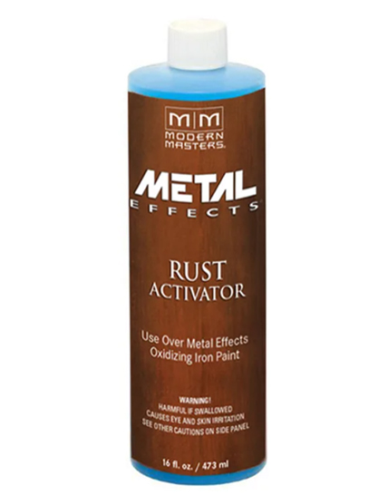 Активатор Metal effects RUST ACTIVATOR запускает процесс окисления краски, ускоряет процесс окисления.