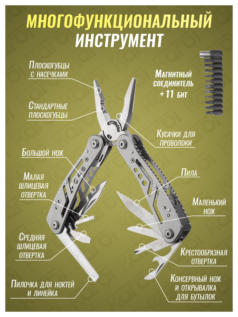 мультитул с битами