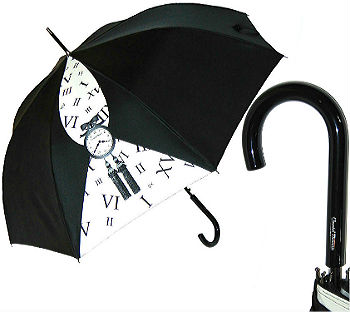 Chantal Thomass  женский зонт трость Montres "Часы"(Франция, Донзи).