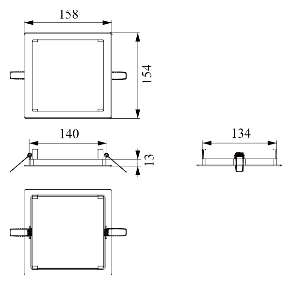 Монтажная рамка для светового указателя, встраиваемого в потолок Moncato OT621 SOL IP65 FRAME Монтажная рамка для светового указателя, встраиваемого в потолок Moncato OT621 SOL IP65 FRAME
