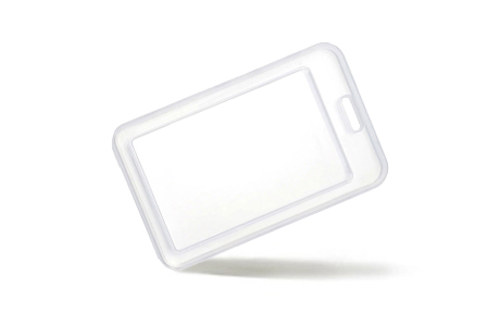 Прозрачные бейджи