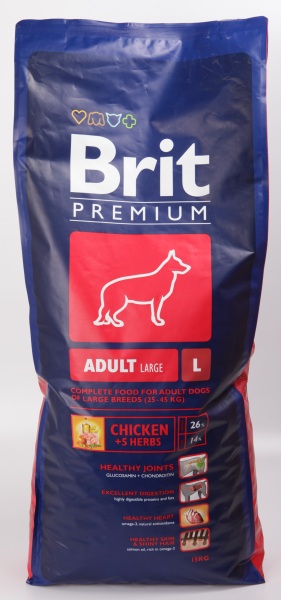 Brit Premium Adult L ‒ кормление собак крупных пород