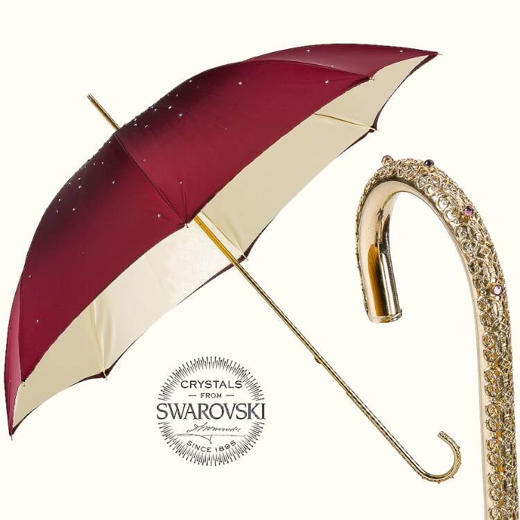 PASOTTI 184 SERGE-17 U2 BURGUNDY SWAROVSKI PASOTTI 184 SERGE-17 U2 BURGUNDY SWAROVSKI