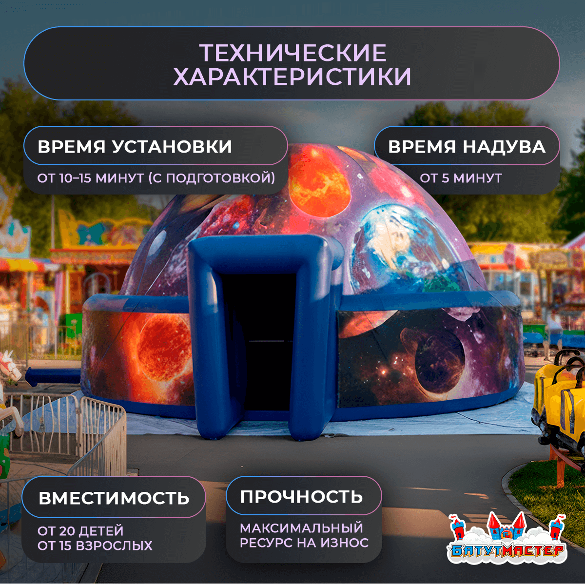 Планетарий — технические характеристики и установка