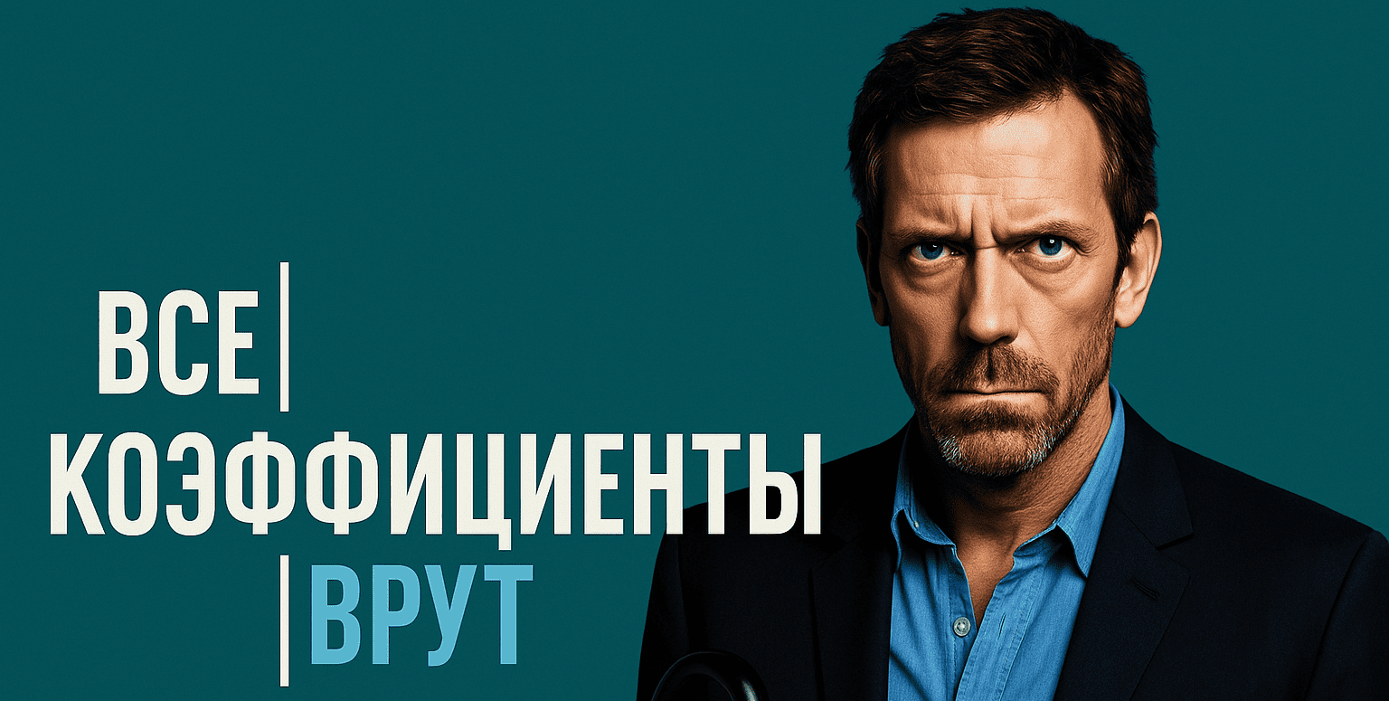 Мем: все коэффициенты врут — расчёт плинтуса