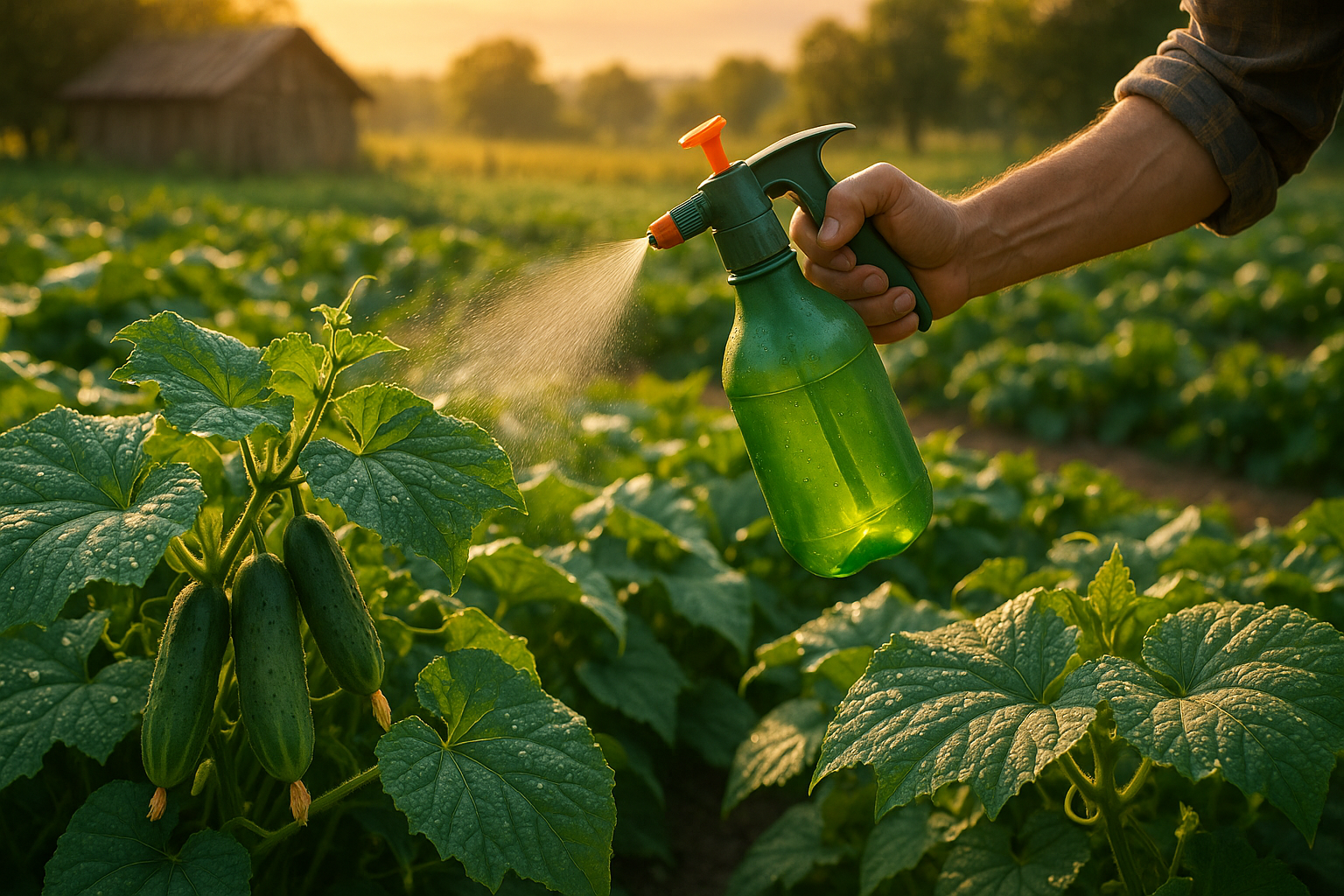 Полив огурцов теплой водой утром для хорошего урожая
