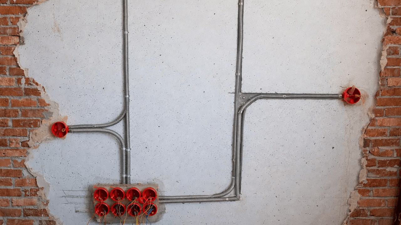 Установка кабелей