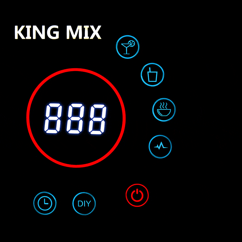 Панель управления профессионального блендера King Mix KM-A7