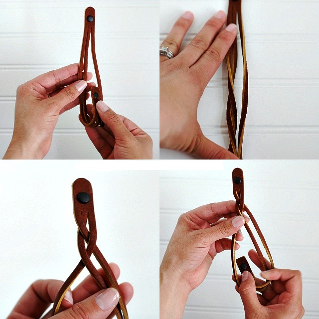 Крутой кожаный браслет своими руками: необычная и предельно простая техника плетения