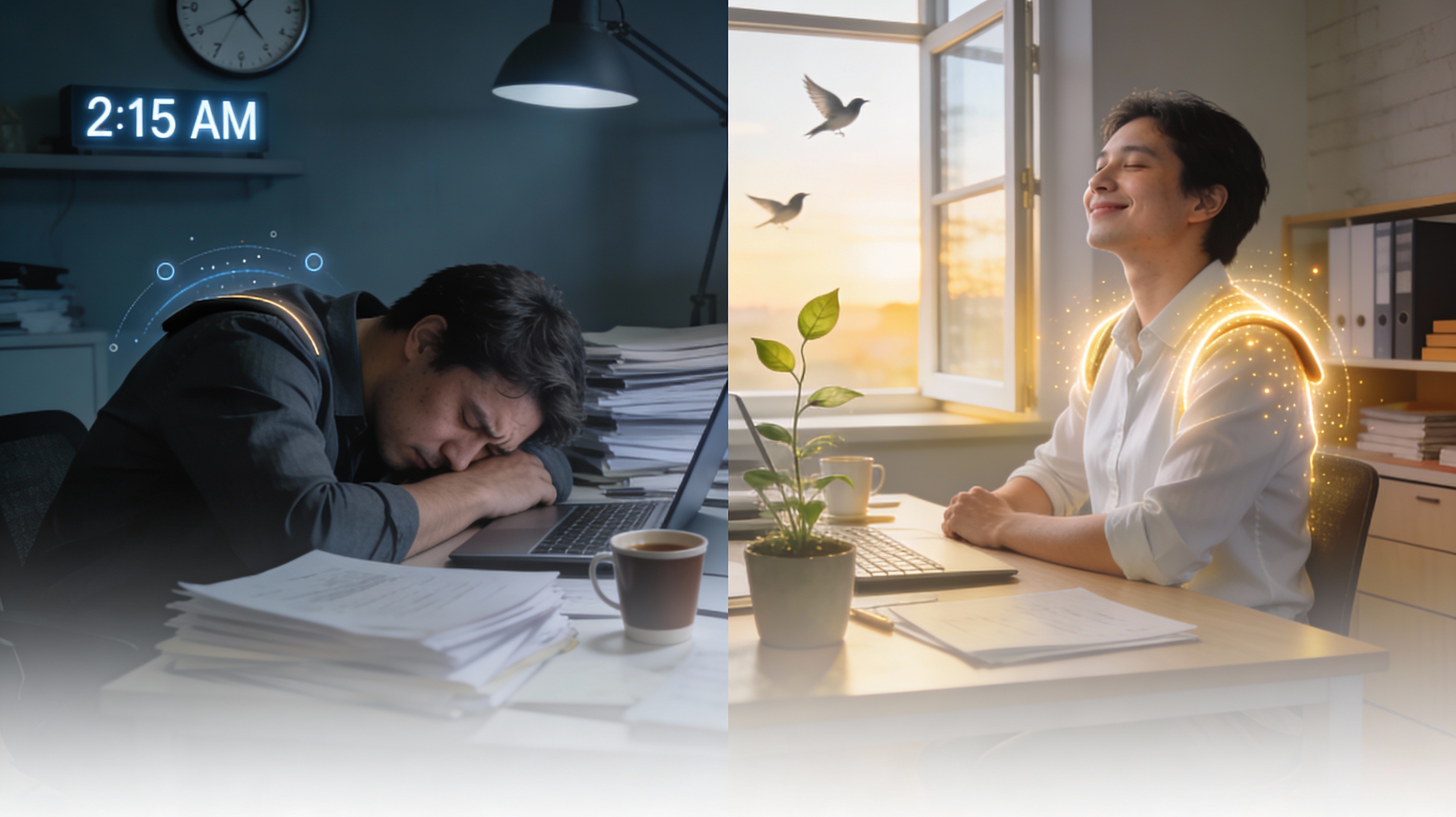 burnout-recuperacion-energia-superjump <img src="burnout-recuperacion-energia-superjump.png" alt="Burnout recovery transformation: from emotional exhaustion to restored energy, vitality and mental clarity through systematic restoration">