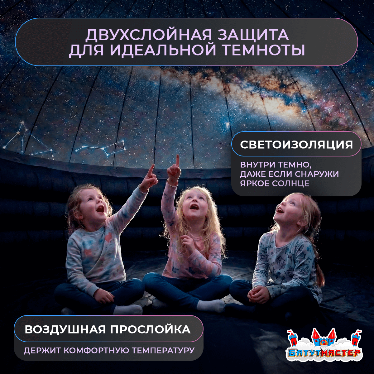 Планетарий со светоизоляцией