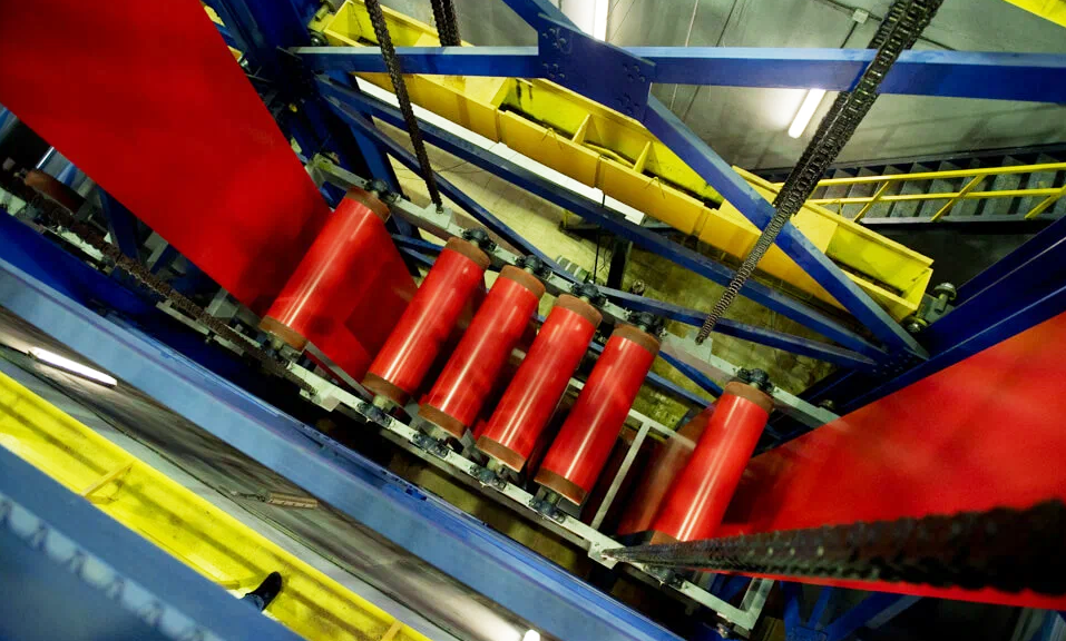 Рулонная окраска стали на производстве