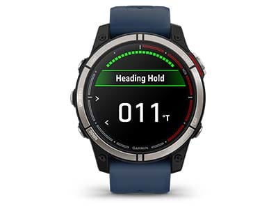 Умные часы Garmin Quatix 7 Sapphire титановый с синим силиконовым ремешком: УПРАВЛЕНИЕ АВТОПИЛОТОМ