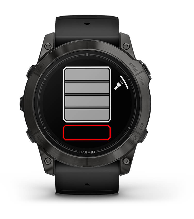 Умные часы Garmin Epix Pro (Gen 2) Standard Edition 51 mm Slate Grey, титановый угольно-серый, DLC, черный силиконовый ремешок: ВСТРОЕННЫЙ LED-ФОНАРЬ