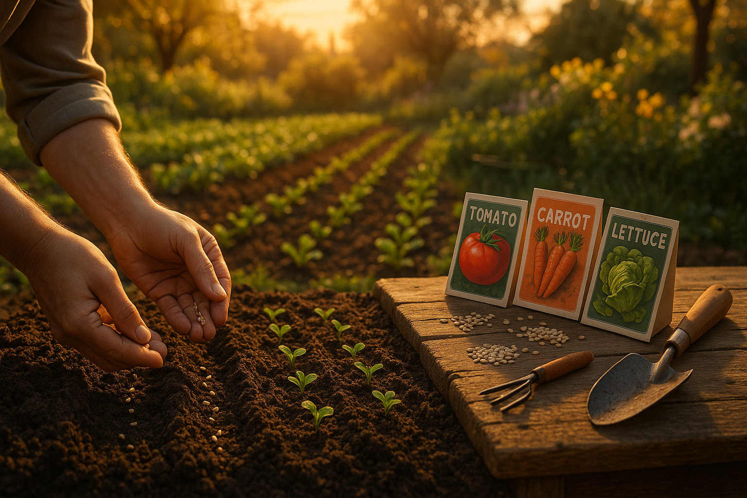 Подготовка земли для посадки овощей