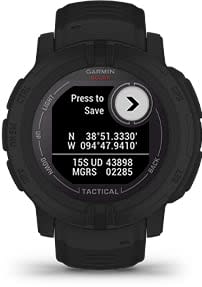 Умные часы Garmin Instinct 2 Solar Tactical коричневый: ДВА ФОРМАТА КООРДИНАТ GPS