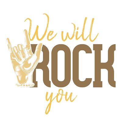 принт We will rock you