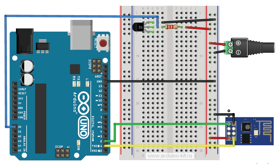 Arduino проект 30: Беспроводная связь. Модуль Wi-Fi ESP8266