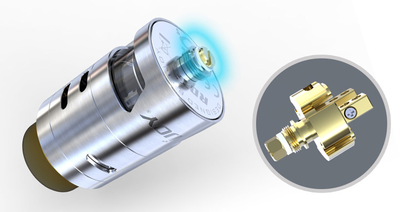 Позолоченный Пин и Палуба iJOY RDTA 5s