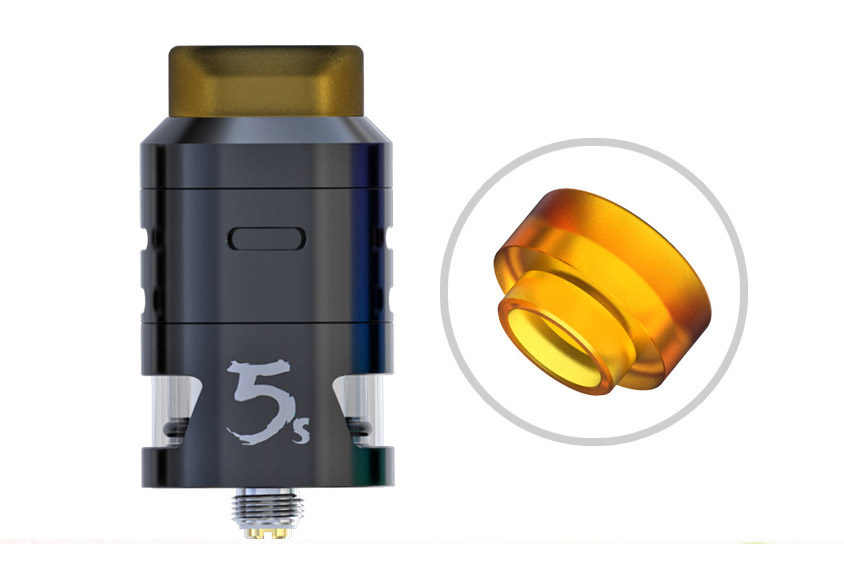 Широкий ULTEM Дрип-тип iJOY RDTA 5s