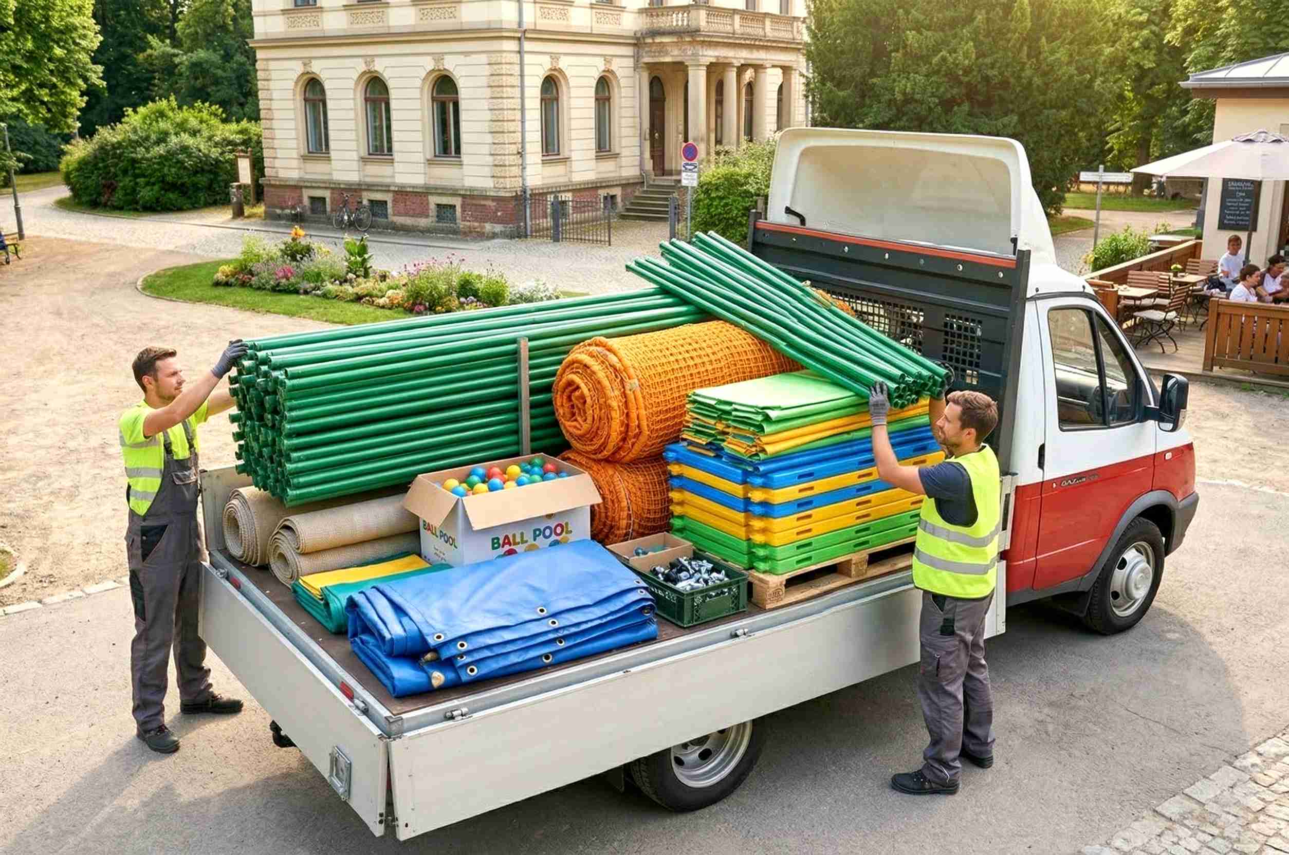 Транспортировка конструкции лабиринта