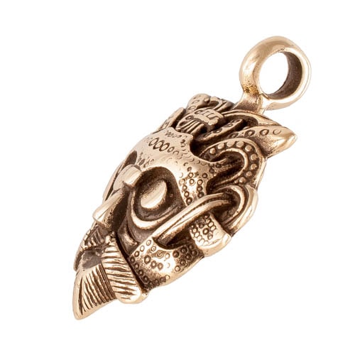 Бронзовая маска Одина.