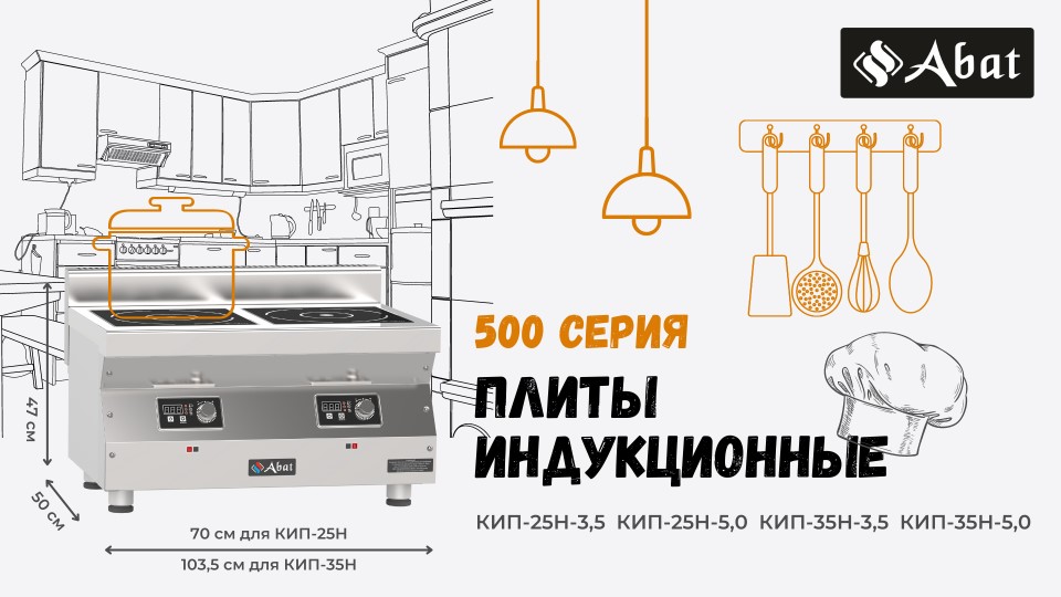 Настольные индукционные плиты 500 серии