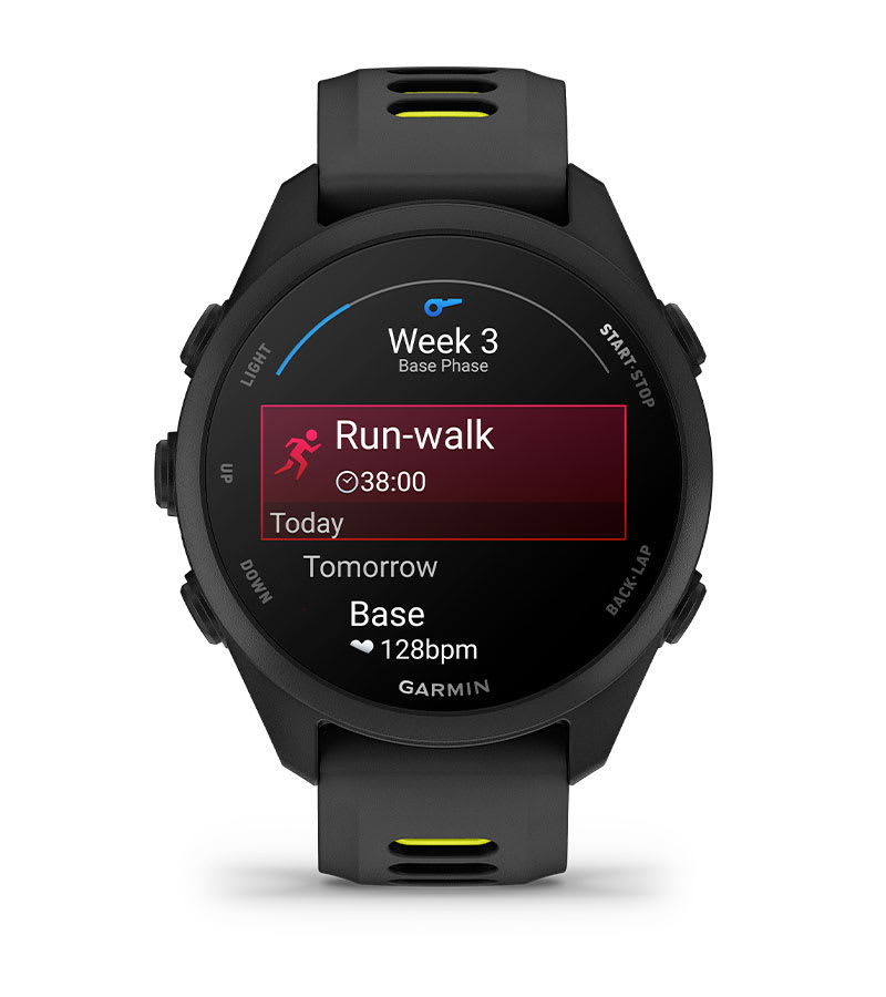 Умные часы Garmin Forerunner 170 Black: АДАПТИВНЫЕ ПЛАНЫ ТРЕНИРОВОК GARMIN COACH