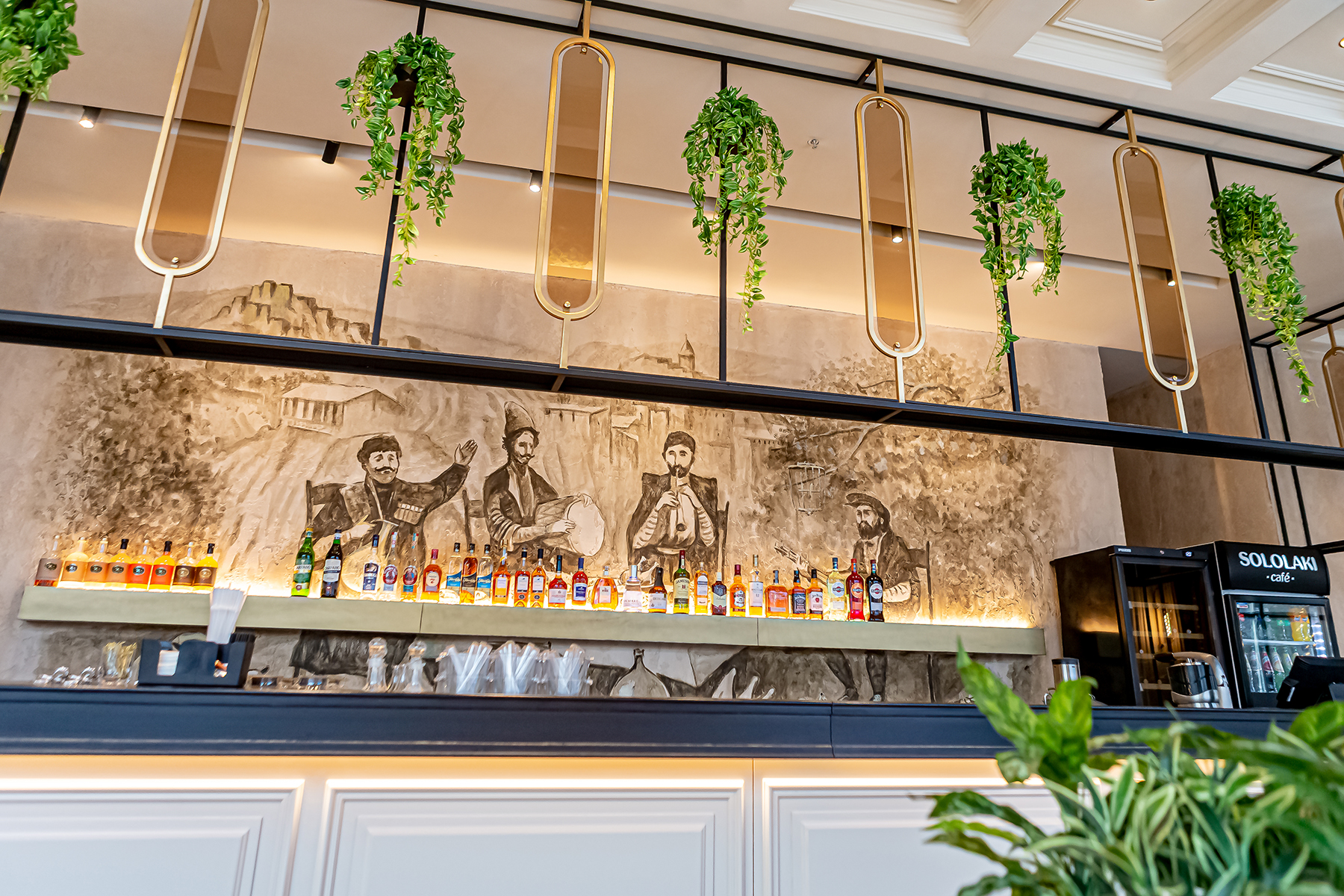 Озеленение барной стойки